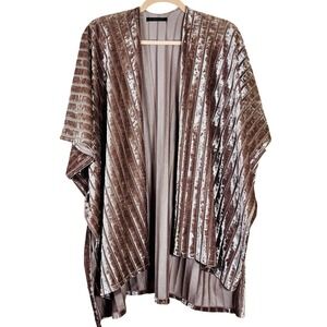 Do Everything In Love Velour Poncho Shawl